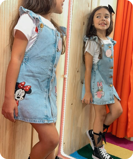 Salope Jeans +  T-shirt Minnie